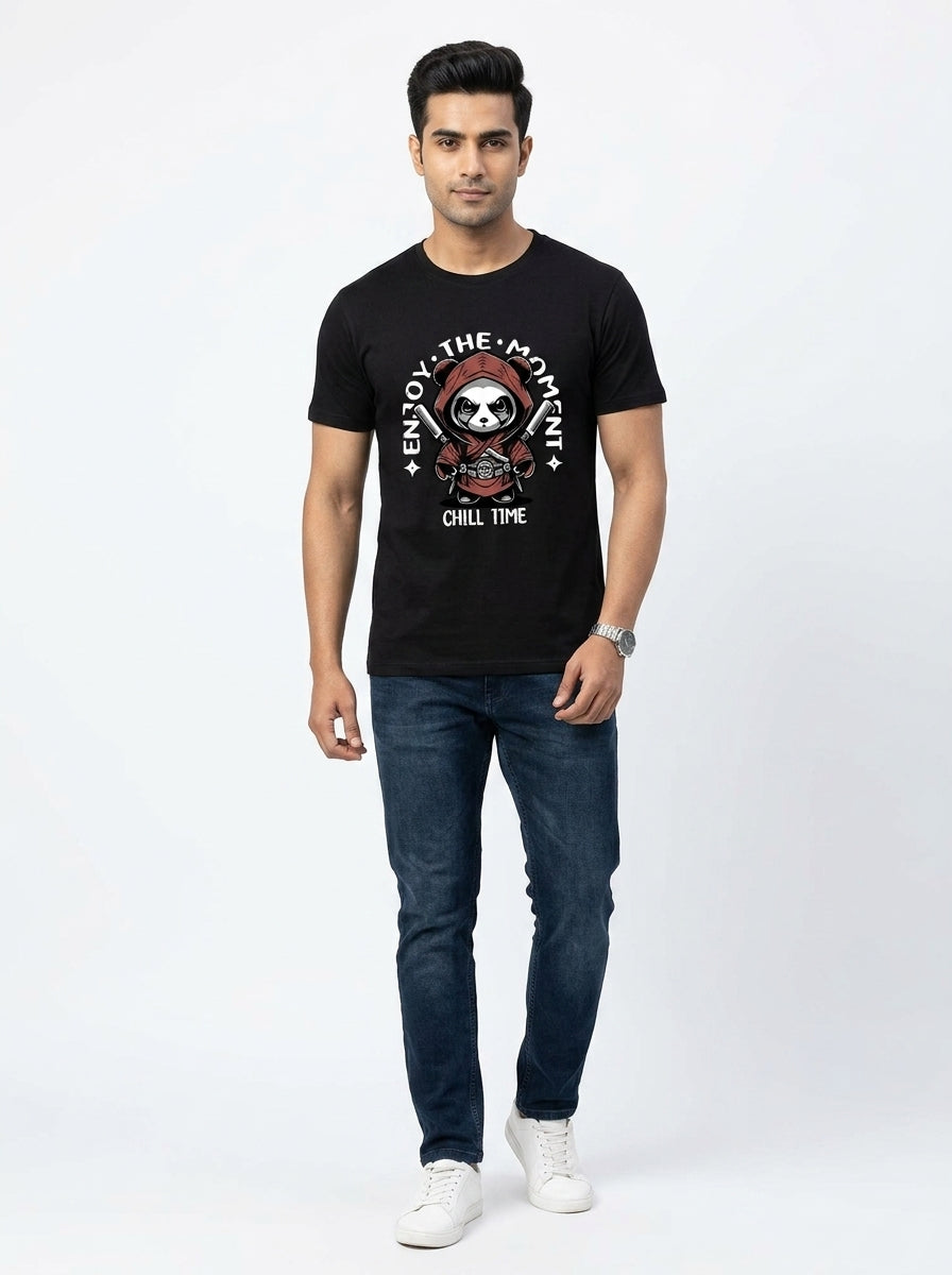 Enjoy The Moment Black Tee