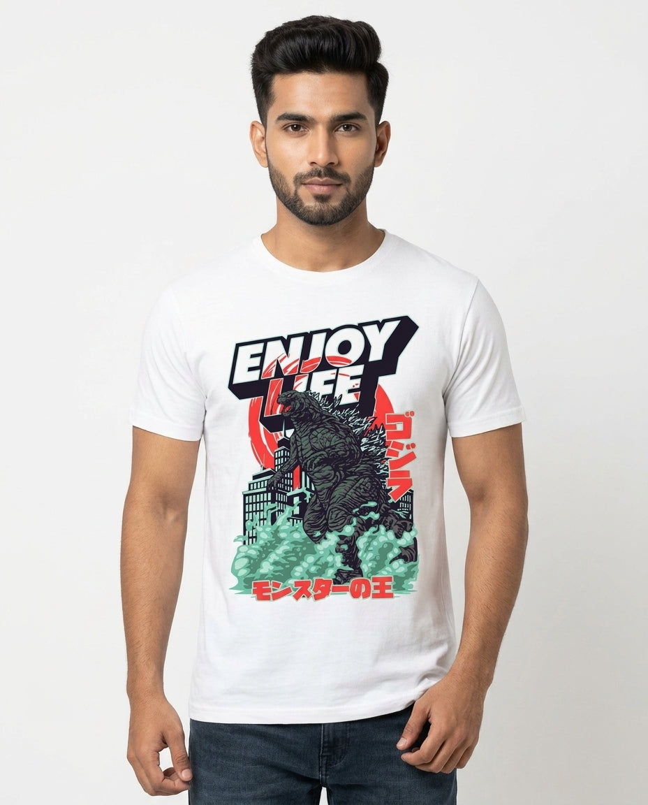 Enjoy Life White Tee