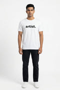Artist Printed White Tshirt