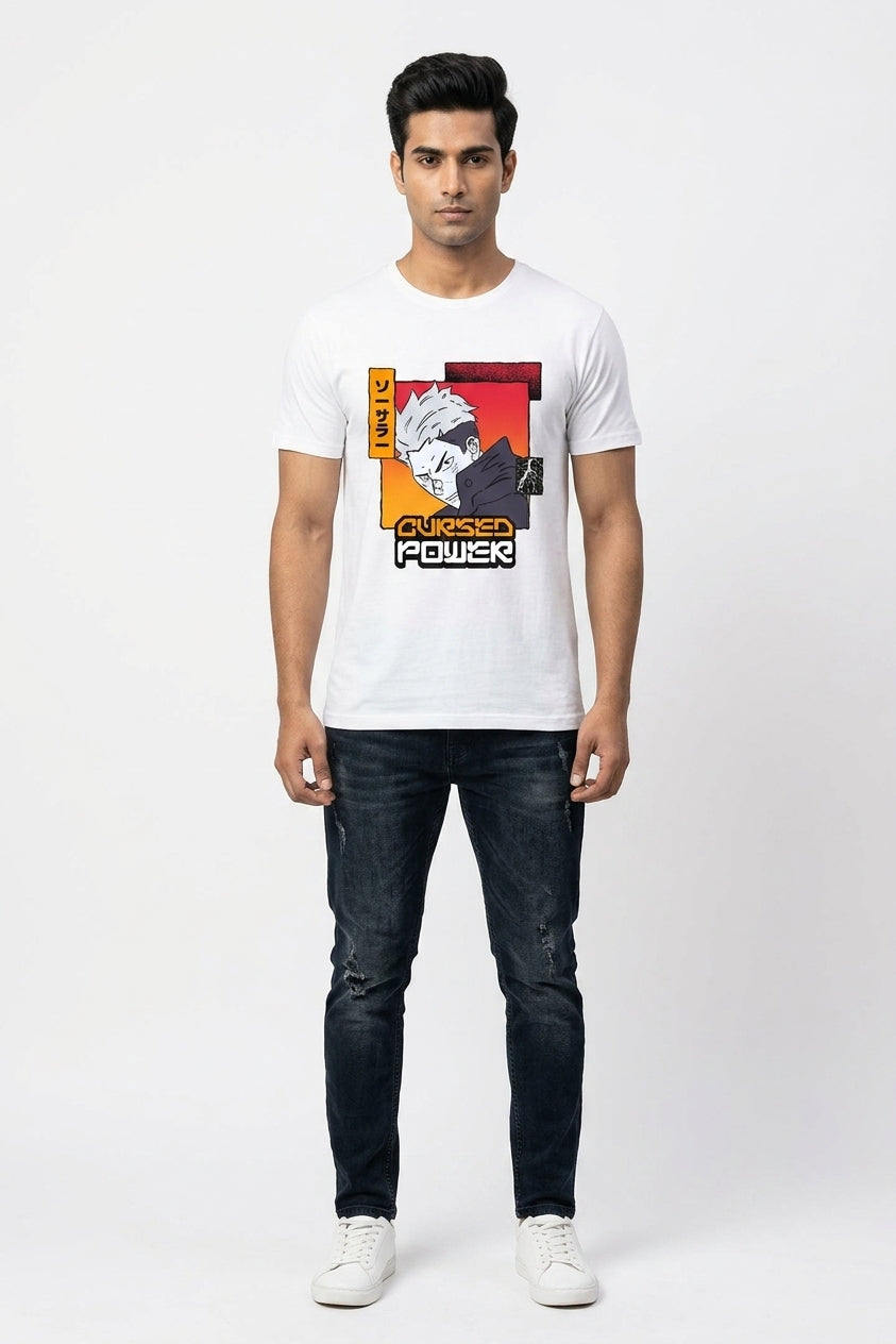 Cursed Power White Tee
