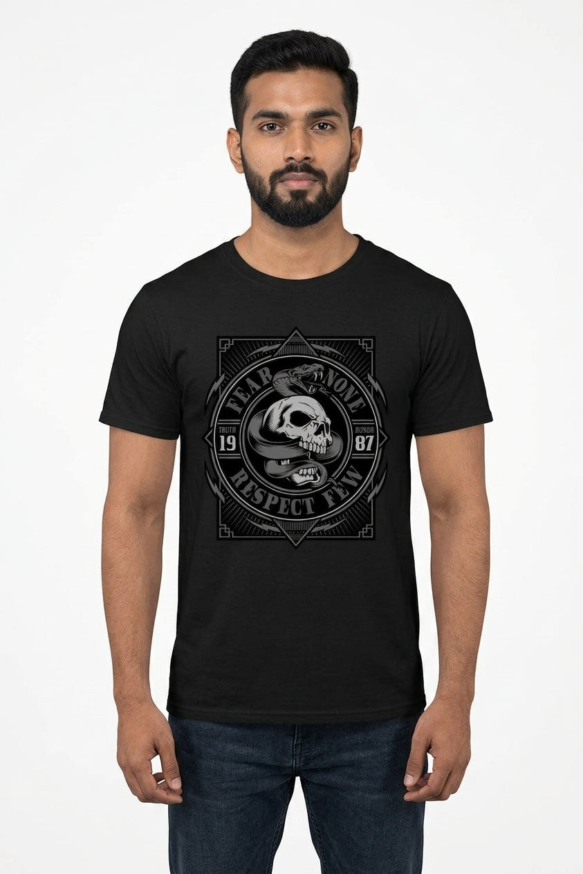 Fear None Black T-Shirt