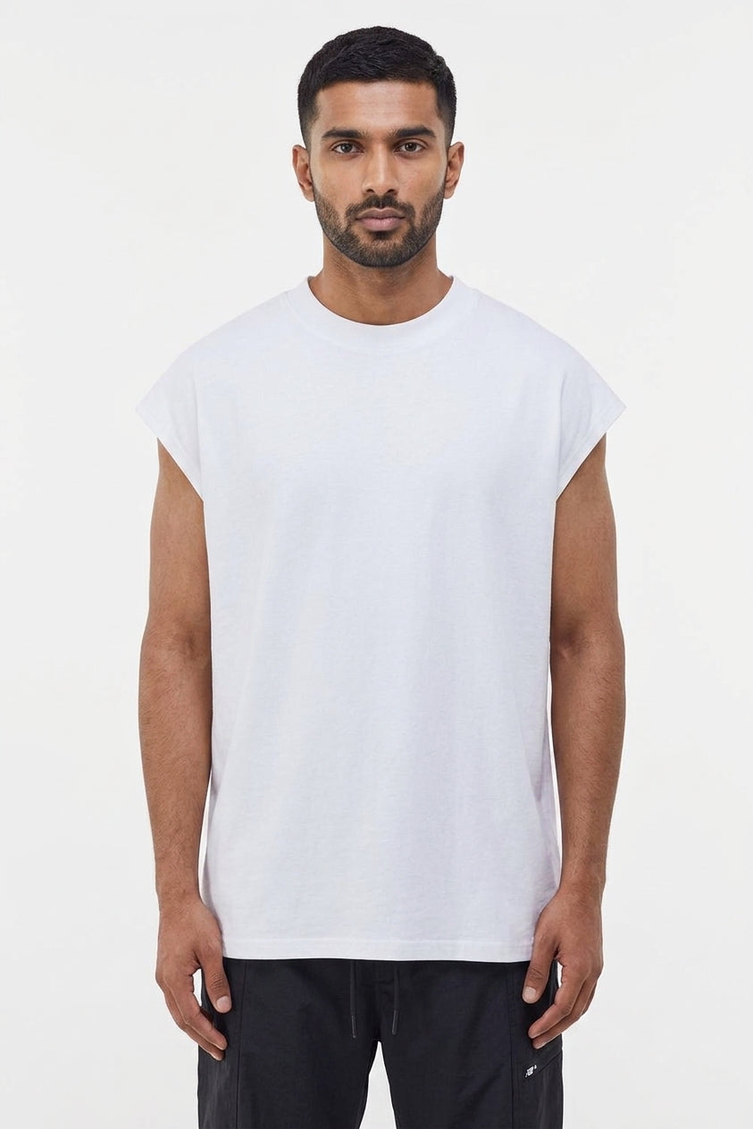 Boxy Fit white T-Shirt