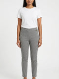 Calvin Klein Trousers Check Black Polyester & Blended