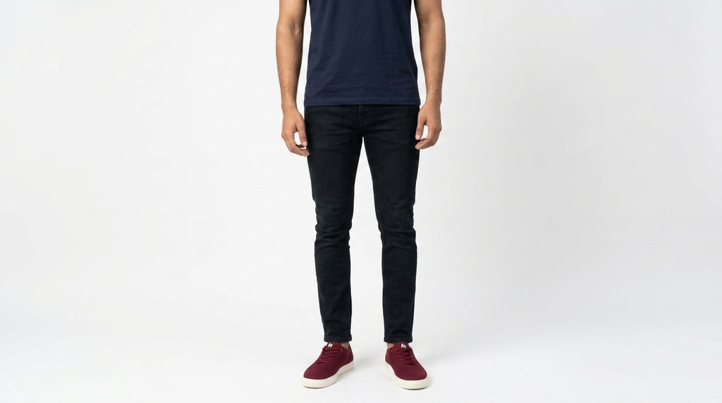 Maroon Knit Casual Sneakers