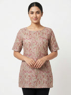 Multi Floral Printed Regular Fit Kurti