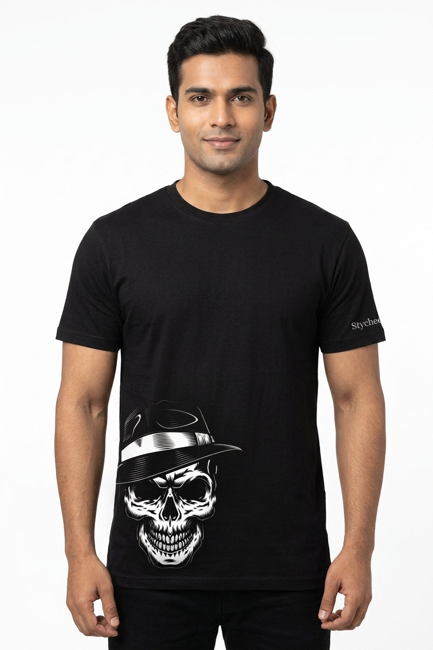 Skull Gangster Asymmetric Black