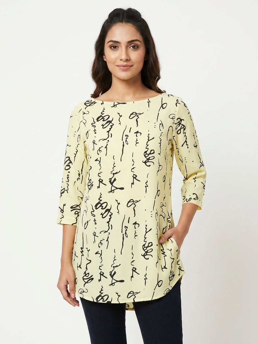 Lemon Printed Tunics & Tops