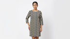 Multi Abstract Print Regular Fit Dress