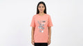 Peach Bugs and Lola Graphic Print Cotton T-Shirt