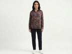Multi-Color Printed Casual Top