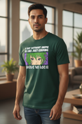 A Day Without Anime Green Tee