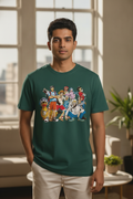 Anime World Green Tee