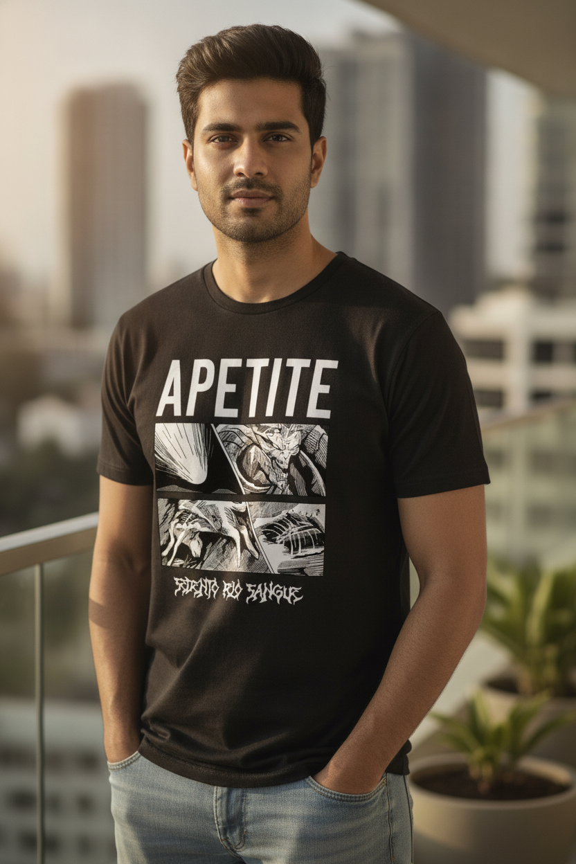 Apetite Black Tee