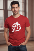 Avengers Endgame - Broken Avengers Logo Red T-Shirt