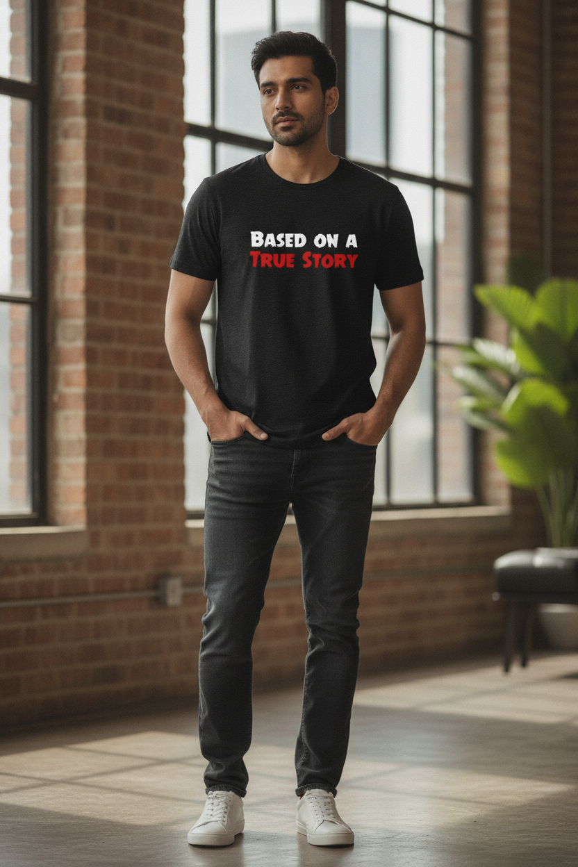 Based on a True Story Black Tshirt