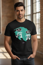 Be Rational. Get Real - Quirky Graphic T-Shirt Black Color