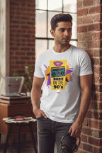 Born in the 90s - Retro printed graphic Tee for the 90 born - White