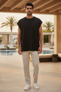 Boxy Fit Black T-Shirt