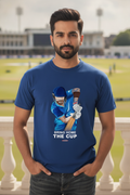 Bring Home the World Cup 2019 - Blue Cricket Fan Tee