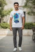 Bumrah World Cup Splatter Block Exclusive Fan Tee White