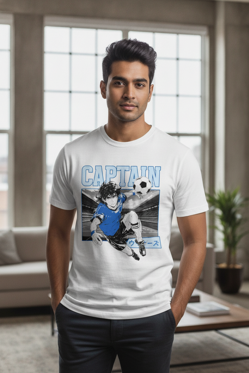 Captain White Tee
