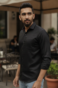 Classic Black Slim Fit Shirt