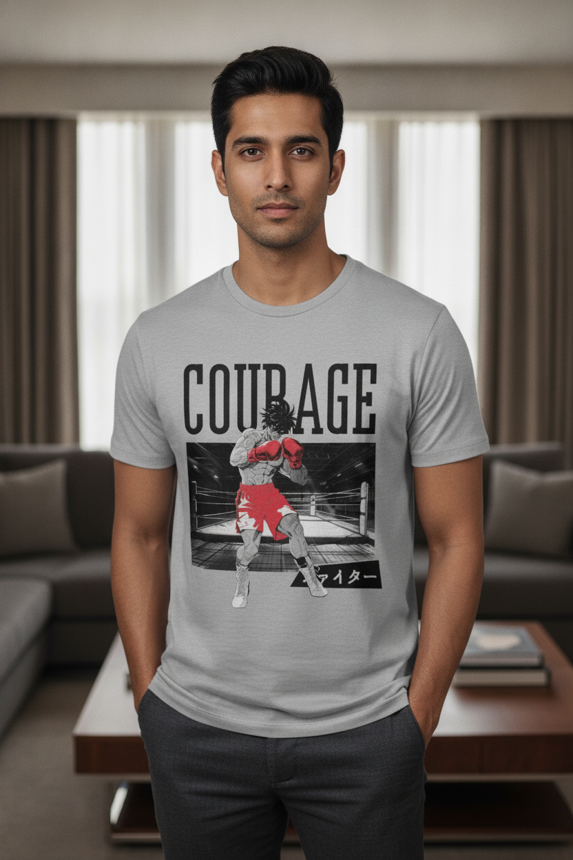 Courage Grey Tee