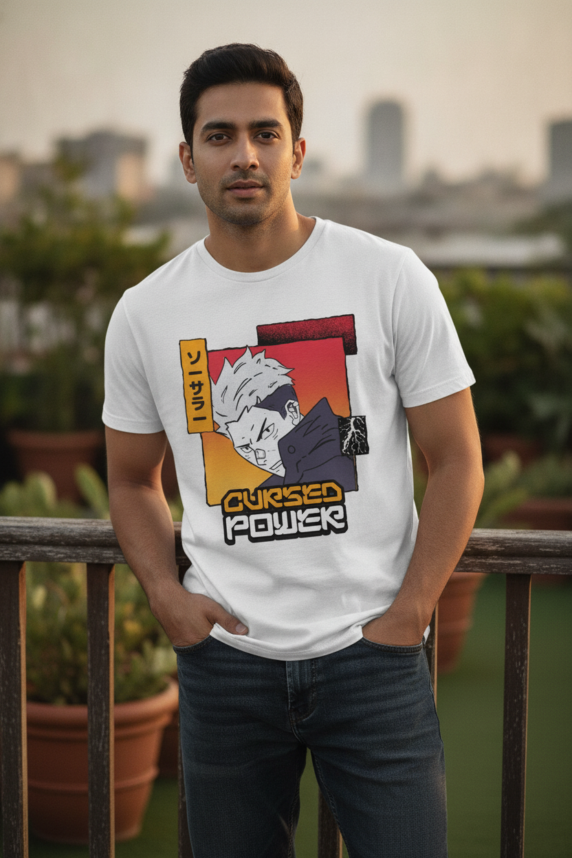 Cursed Power White Tee