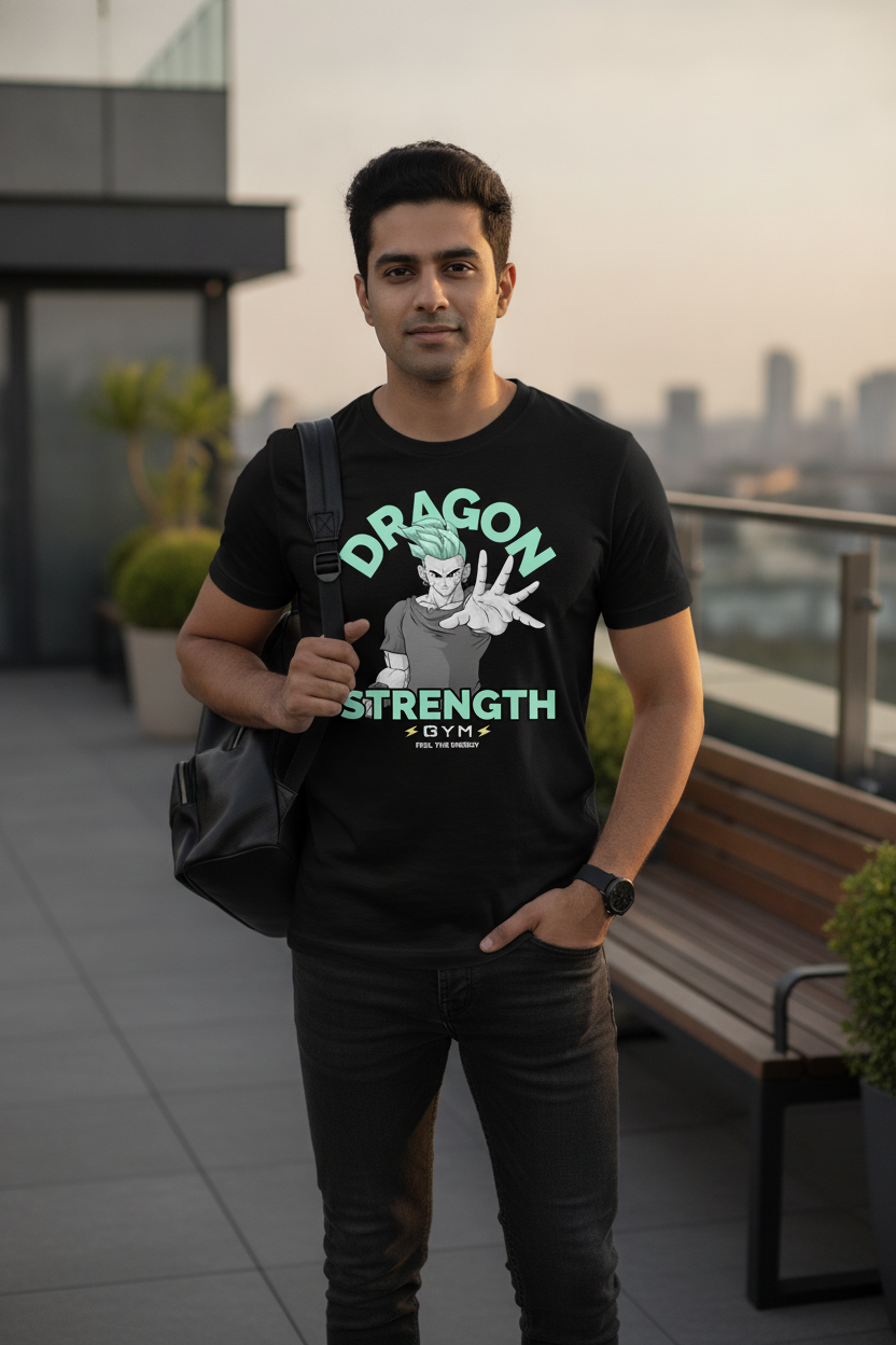 Dragon Strength Black Tee