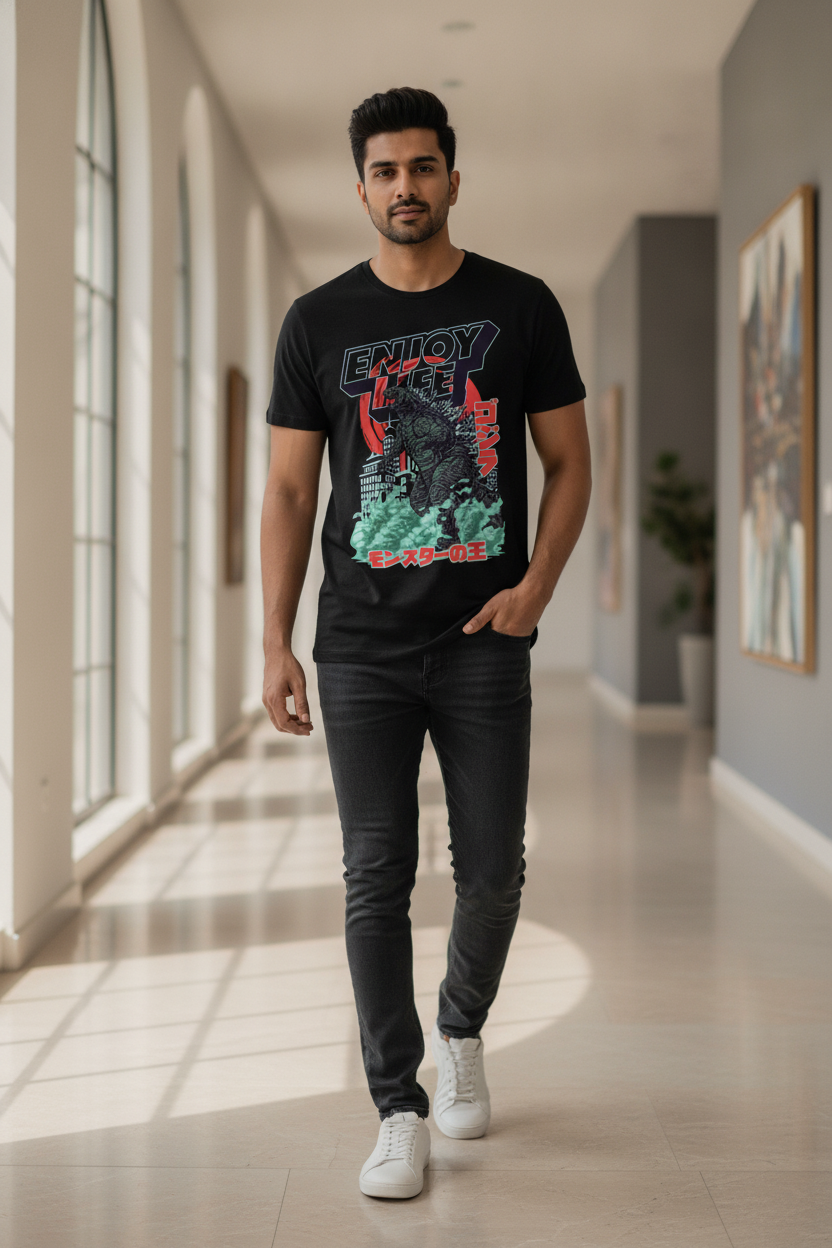 Enjoy Life Black Tee