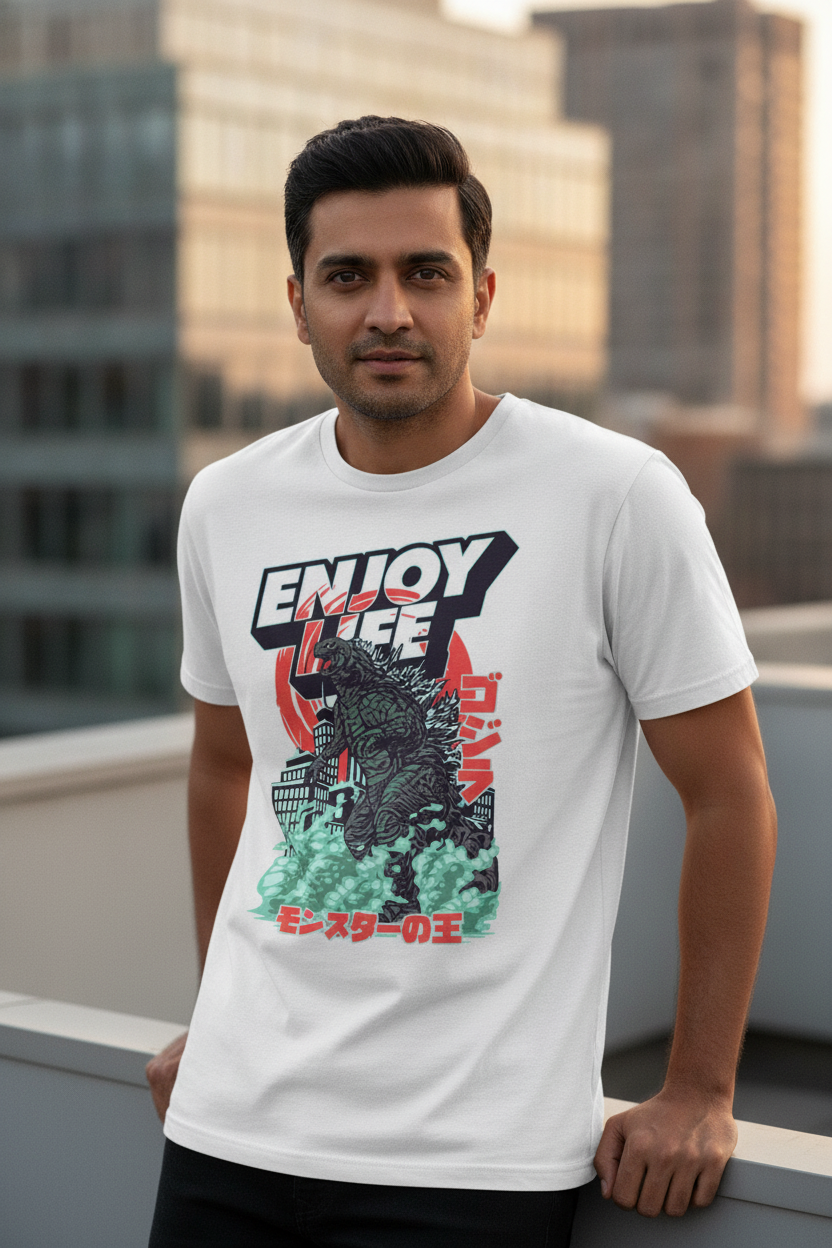 Enjoy Life White Tee