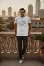 Everything Under Control Graphic Printed White Tshirt