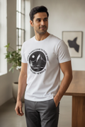 Explore The World Graphic Printed White Tshirt