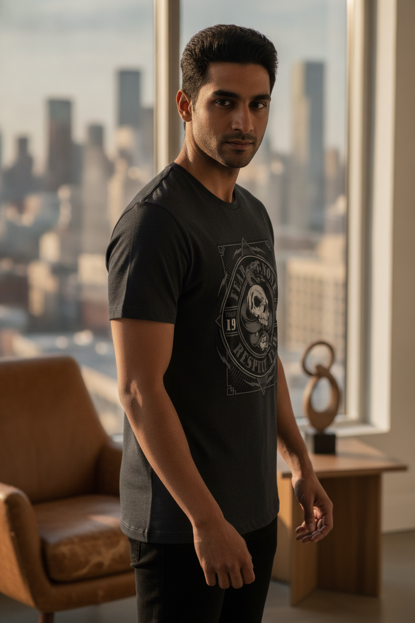 Fear None Black T-Shirt