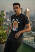 Good Vibes Graphic Printed Black Tshirt