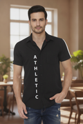 Harry Black Athletic half sleeve shirt