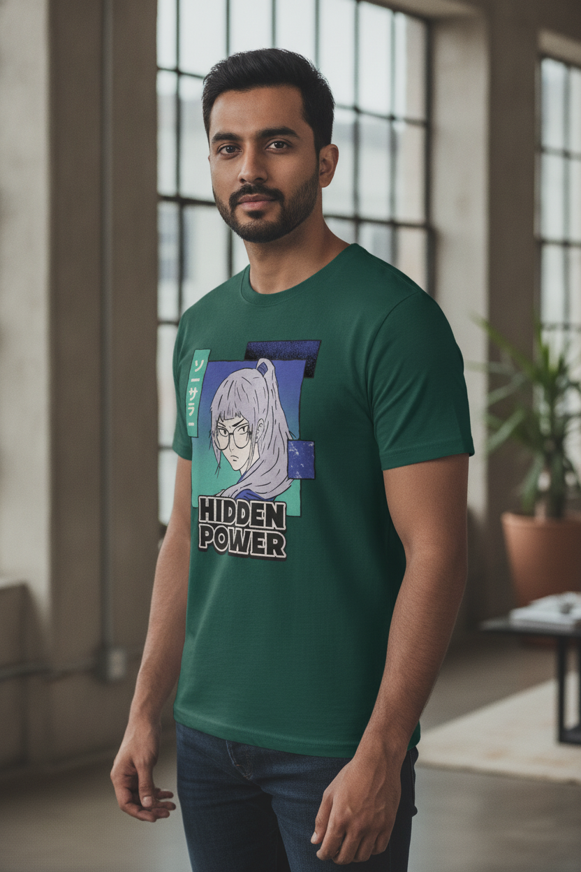 Hidden Power Green Tee
