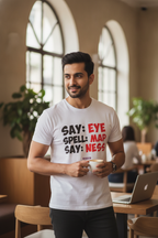 I Am a P***s - Quirky Graphic T-Shirt White Color