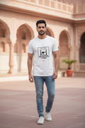 I Love Rajasthan - Styched in India Graphic T-Shirt White Color