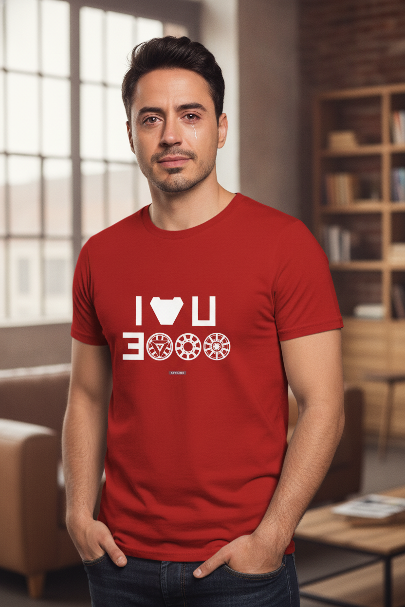 I Love You 3000 - Epic Endgame Dialogue - Red Casual T Shirt