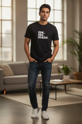 IDK. IDC. IDGAF. - Attitude Tee - Black printed Pure Cotton