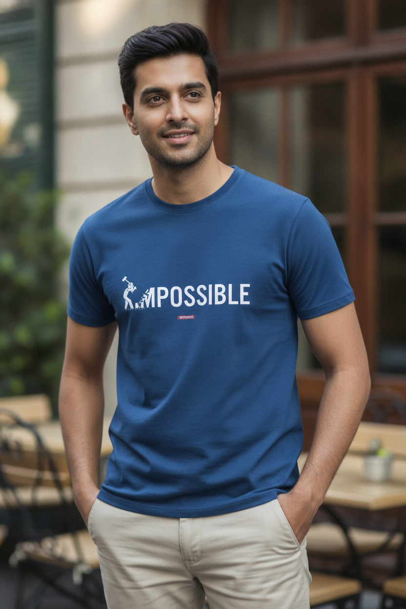 Impossible - Breaking IM from Impossible - Blue Casual All weather fabric blue Tee