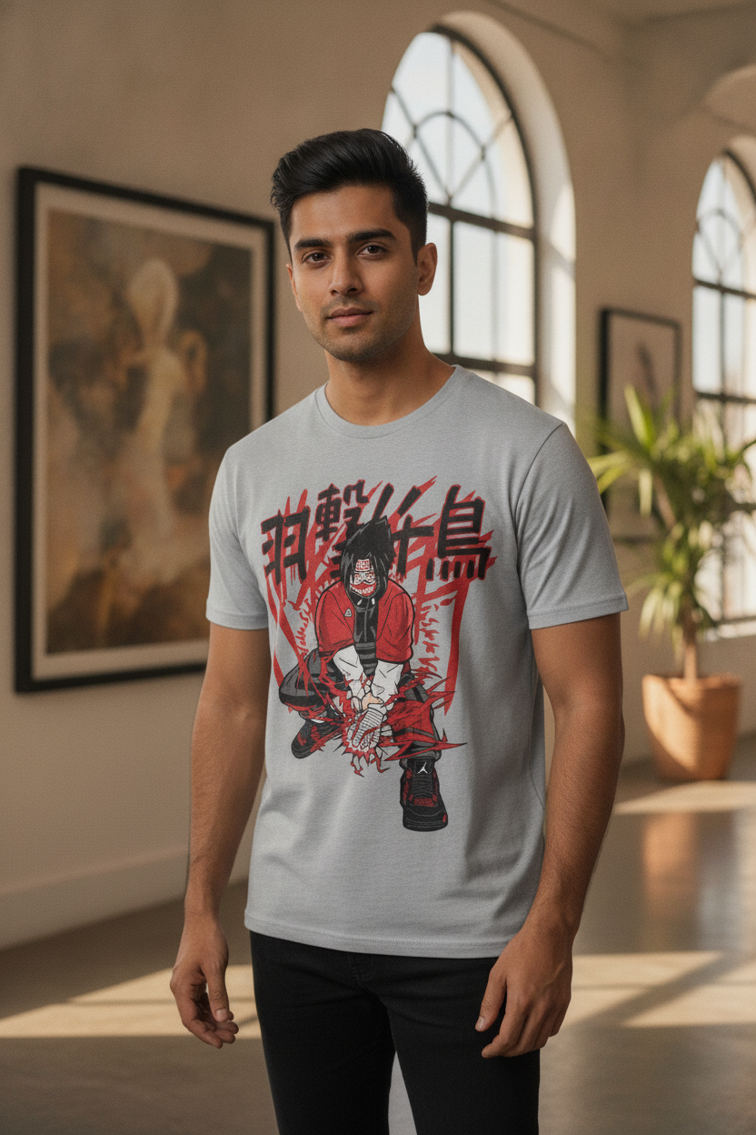 Itachi Grey Tee