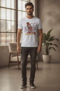 Kam Se Kam Graphic Printed White Tshirt
