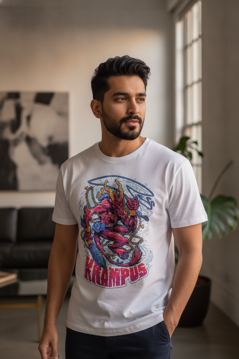 Krampus White Tee