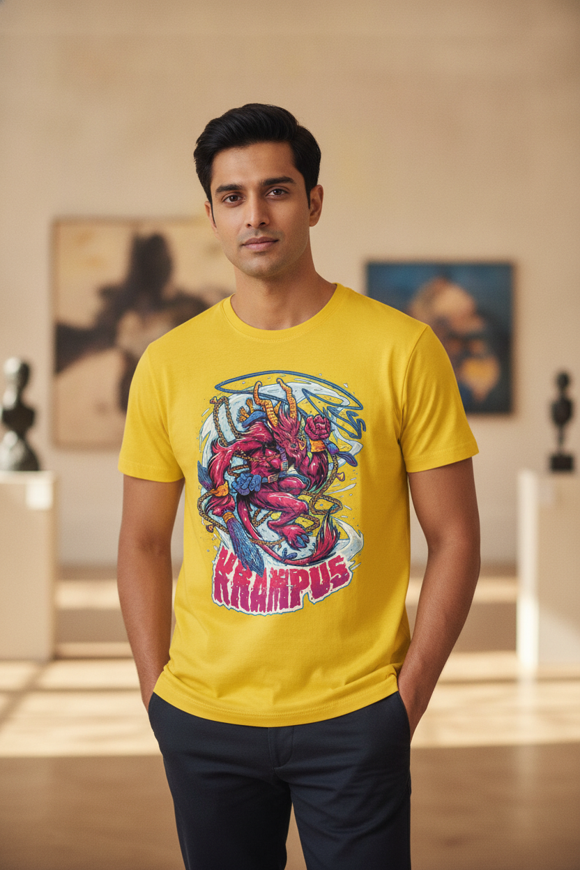 Krampus Yellow Tee