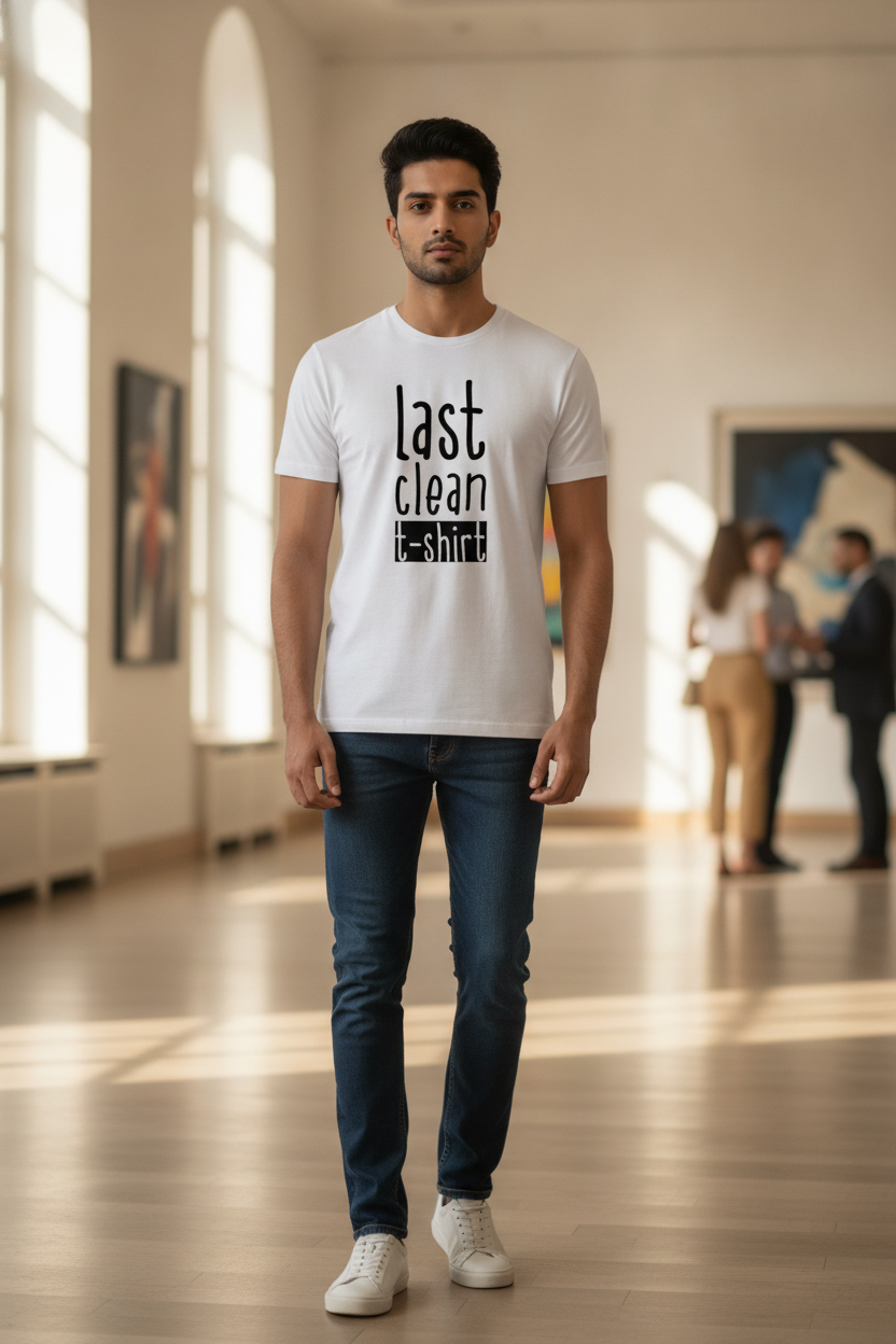 Last Clean White Tshirt