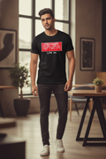 Live Co Concert Graphic Printed Black Tshirt