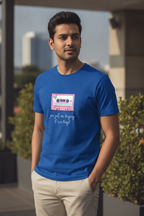 Love Song Graphic Printed Blue Tshirt