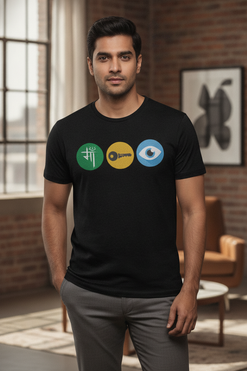 Maa Key Aankh - Quirky printed casual graphic cotton tshirt